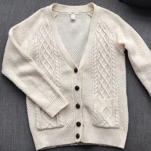 Forever 21 Cream Cardigan